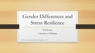 Gender Differences in Stress Resilience and Social Support Provision