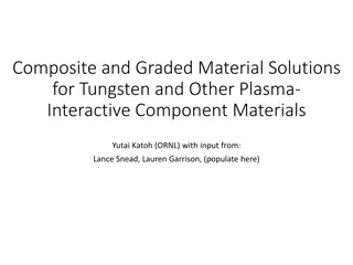 Graded Material Solutions for Plasma-Interactive Components