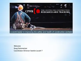 CPWR - Advancing Construction Industry Safety and Health