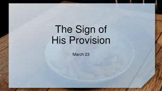 Trusting Jesus for Provision: Exploring Responses to Needs in Times of Crisis