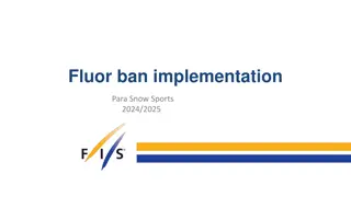 FIS Fluor Ban Implementation for Snow Sports 2024/2025 Season