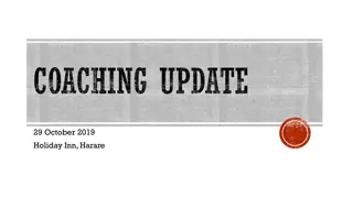 Coaching Update and Expectations for VL CLI Coaches
