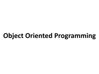 Object Oriented Programming Concepts