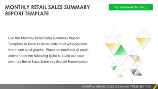 Excel Monthly Retail Sales Report Template for Effective Analysis