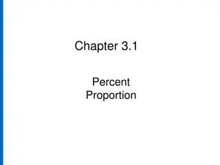 Percent Proportion and Converting Percentages - Chapter 3.1 Examples