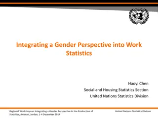 Integrating a Gender Perspective into Work Statistics: Enhancing Gender Relevance in Data Production