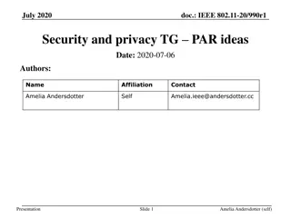 Enhancing IEEE 802.11 Security and Privacy Standards