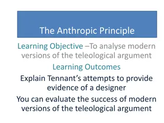 The Anthropic Principle in Teleological Argument Analysis