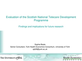 Evaluation of Scottish National Telecare Development Programme