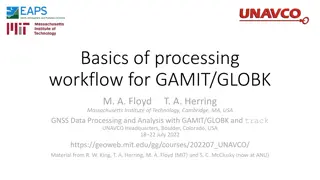 the GAMIT/GLOBK Processing Workflow