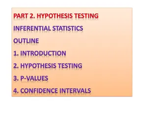 Hypothesis Testing in Inferential Statistics