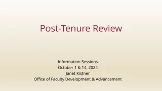 Post-Tenure Review at FSU
