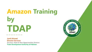 Equip Pakistani Businesses for Amazon Sales Training by TDAP