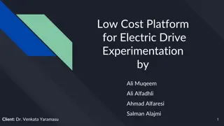 Platform for Electric Drive Experimentation on a Budget