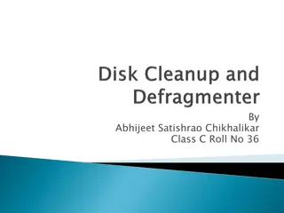 Effective Disk Cleanup and Defragmentation Techniques for Windows Systems
