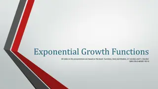 Exponential Growth Functions Study Based on Gordon's Book