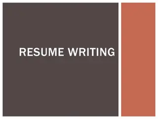 Crafting a Winning Resume - Your Key to Landing Job Opportunities