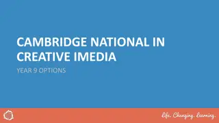 Creative iMedia Course Overview: Units, Assessment, and More
