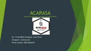Innovative Molecular Gastronomy Technique for Making Pickles by Acarasa