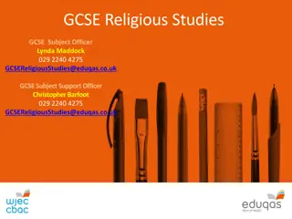 GCSE Religious Studies Command Words and Assessment Guidelines