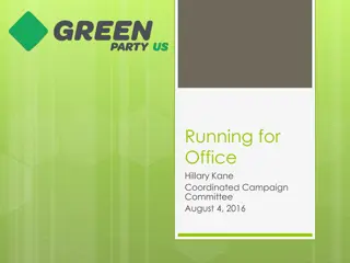 Campaign Committee Strategies for Running for Office