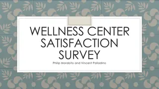 Wellness Center Satisfaction Survey Findings