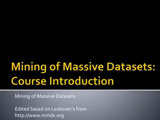 Uncovering Insights in Massive Datasets