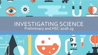 Explore Investigating Science Course for Stage 6 Students
