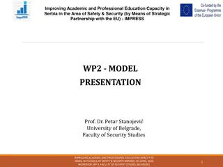 Improving Academic and Professional Education Capacity in Serbia - IMPRESS Model Presentation