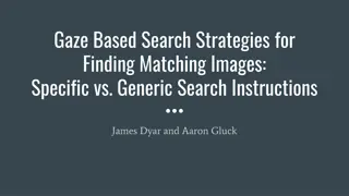 Visual Search Strategies: Specific vs. Generic Instructions in Eye Tracking Study