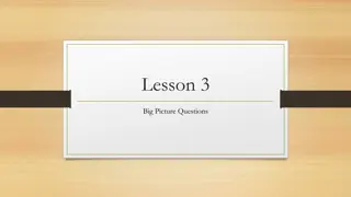 Mastering Big Picture Questions: INFER Strategy and More