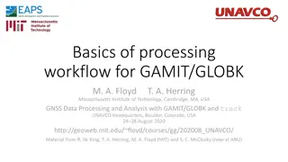 GAMIT/GLOBK Processing Workflow for Geoscience