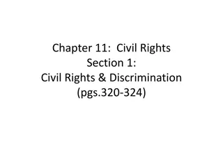 Civil Rights and Discrimination in the United States