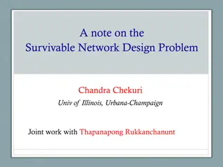 Survivable Network Design Problem Overview