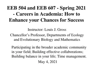 Enhancing Your Academic Career: Strategies for Success in Academia