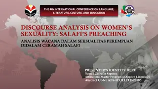 Analysis of Salafi Preaching on Women's Sexuality by Zufrufin Saputra