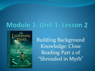 Mastering Close Reading Strategies for Shrouded in Myth Lesson