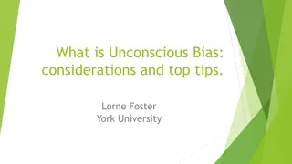 Unconscious Bias and Microaggressions