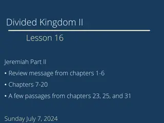 Zephaniah Review: Prophecies of Judah's Judgment and the Day of the Lord