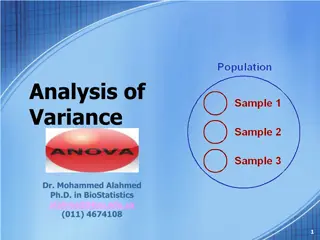 Analysis of Variance (ANOVA) for Statistical Analysis