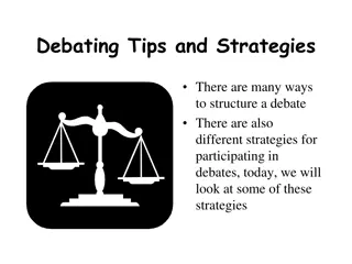 Effective Debate Strategies and Tips