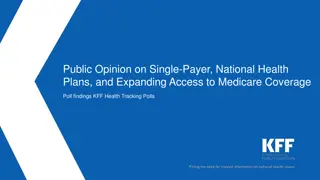 Public Opinion on Single-Payer Health Plans and Medicare Coverage Expansion Trends