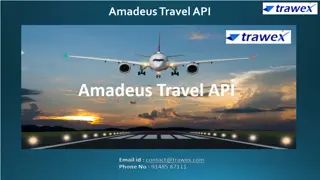 Enhancing Travel Business with Amadeus Travel API Integration