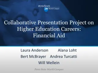 Exploring Careers in Higher Education Financial Aid