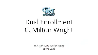 Dual Enrollment and Dual Credit Programs at Harford County Public Schools
