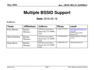 Supporting Multiple BSSID in High Density WiFi Environments