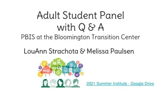 Empowering Transition Students at Bloomington Center: PBIS Strategies & Support