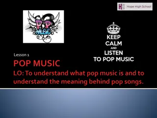 Exploring the World of Pop Music: Engaging Project Activities for Students