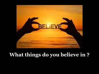 Belief in Apostles' Creed: Fundamental Christian Declaration