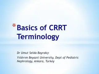CRRT Nomenclature and Solute Transport Mechanisms